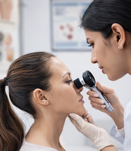 Dermatologist treating acne and skin conditions in Hyderabad