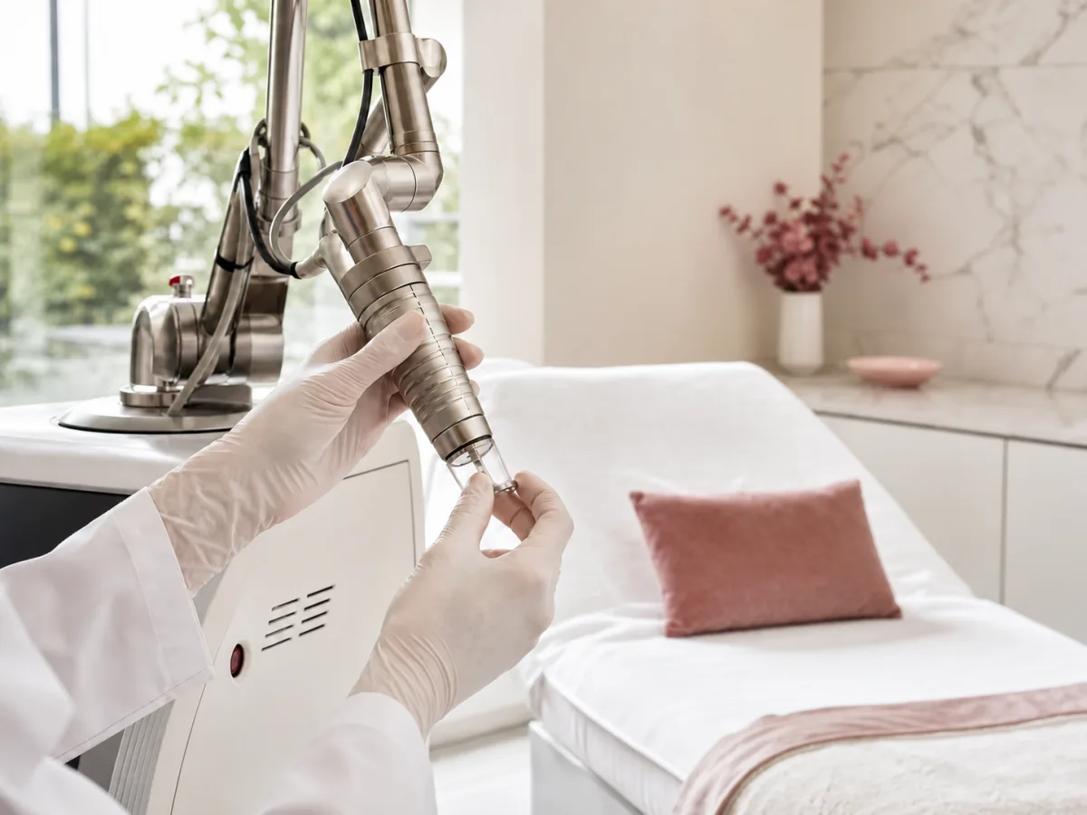 Magic Pulse fractional CO2 laser equipment at the clinic